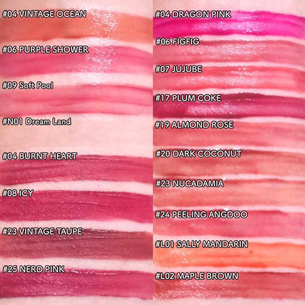 ジューシーラスティングティント/rom&nd/リップティントを使ったクチコミ(2枚目)