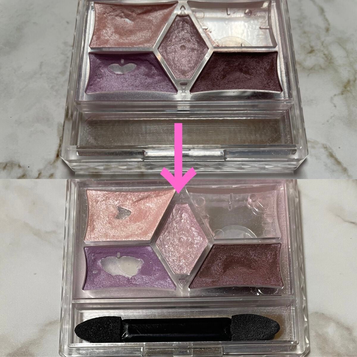 【旧品】パーフェクトスタイリストアイズ/キャンメイク/アイシャドウパレットを使ったクチコミ(2枚目)