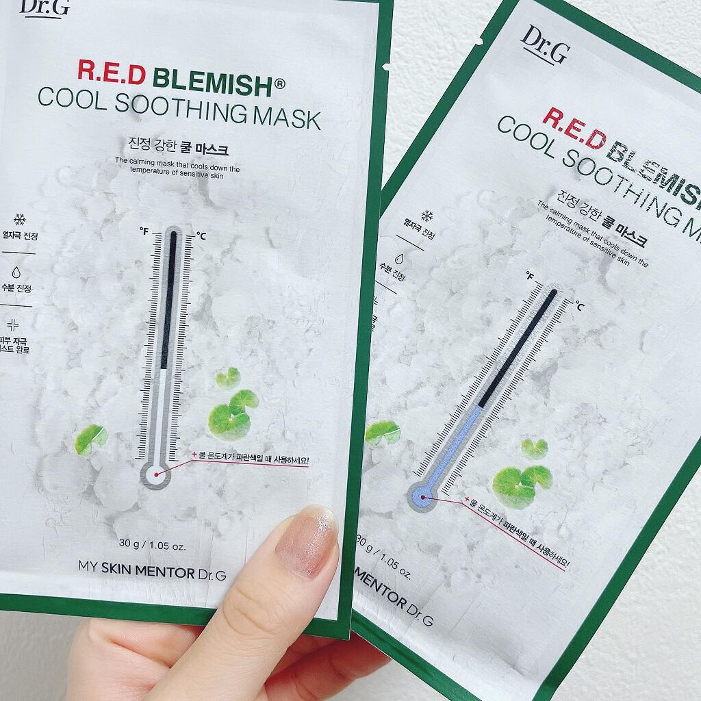 レッドブレミッシュ クールスージングマスク/Dr.G/シートマスク・パックを使ったクチコミ（2枚目）