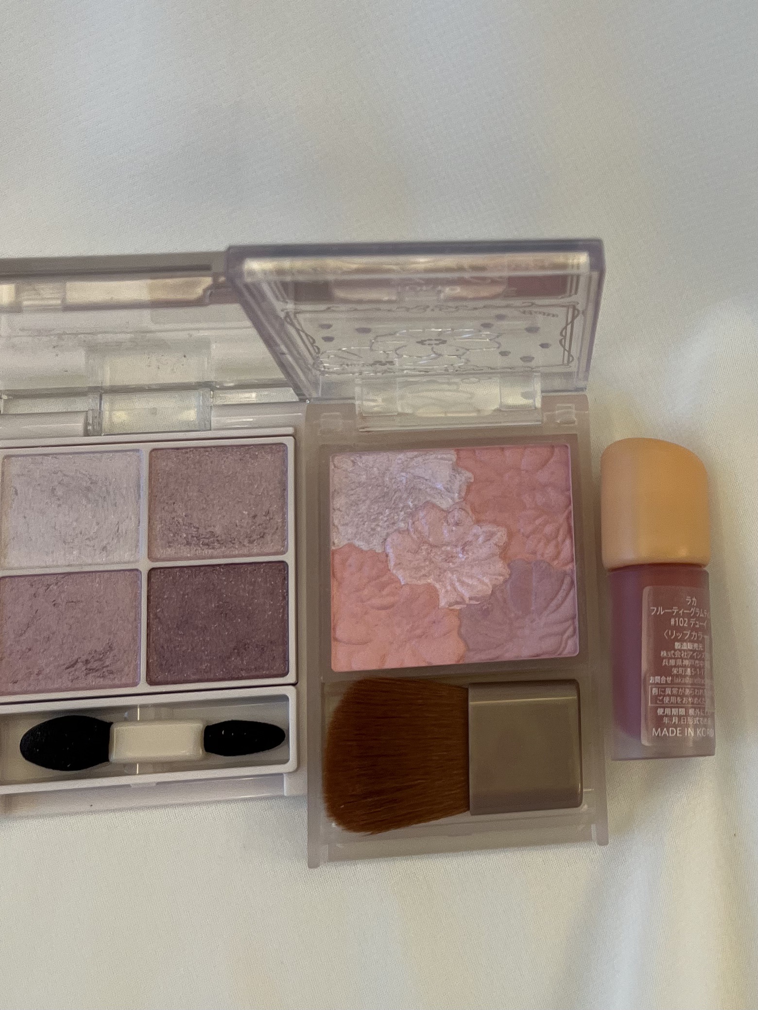 フルーティーグラムティント ミニデュオ/Laka/リップティントを使ったクチコミ（1枚目）