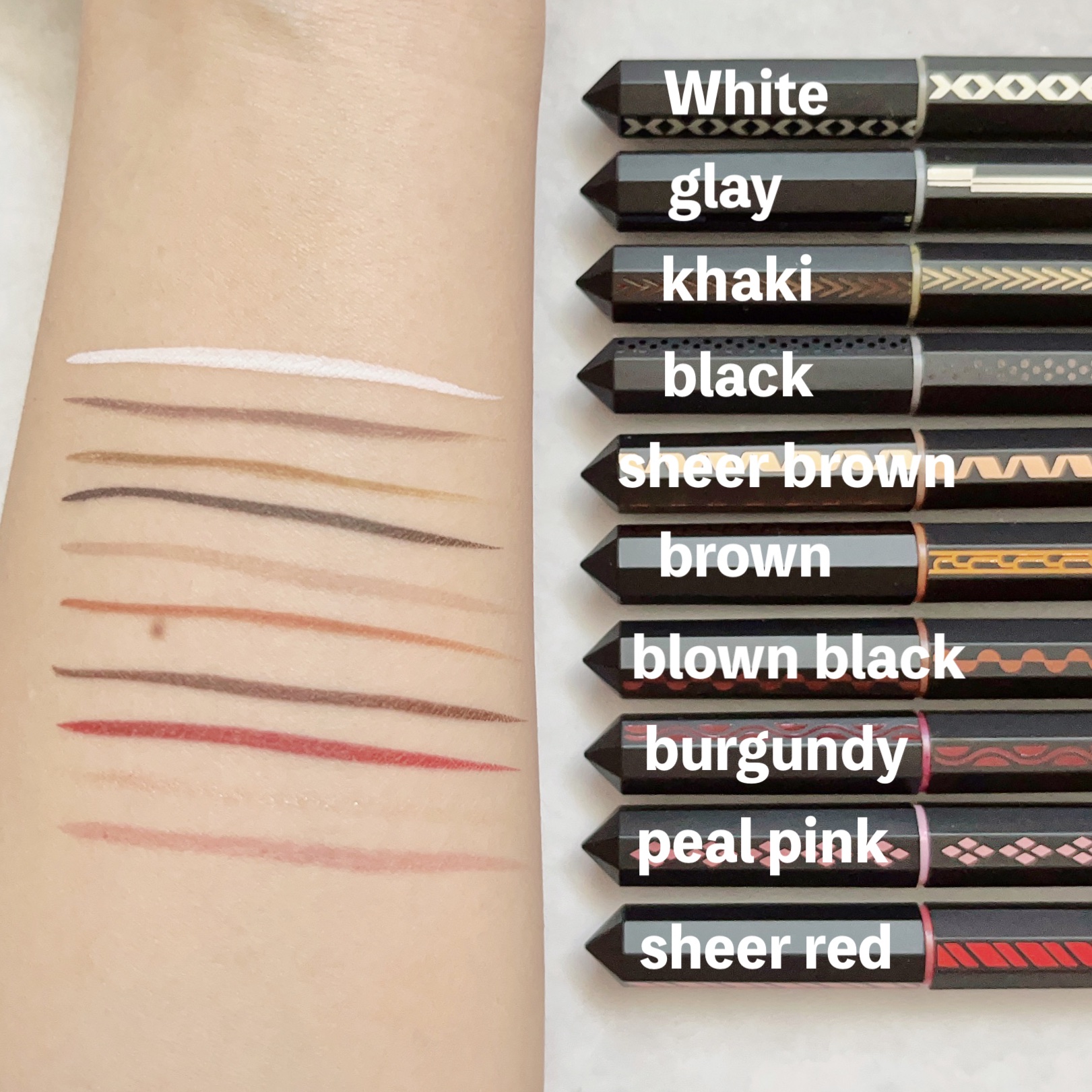 リキッドアイライナー  カーキ(Khaki)/3650/リキッドアイライナーを使ったクチコミ（2枚目）