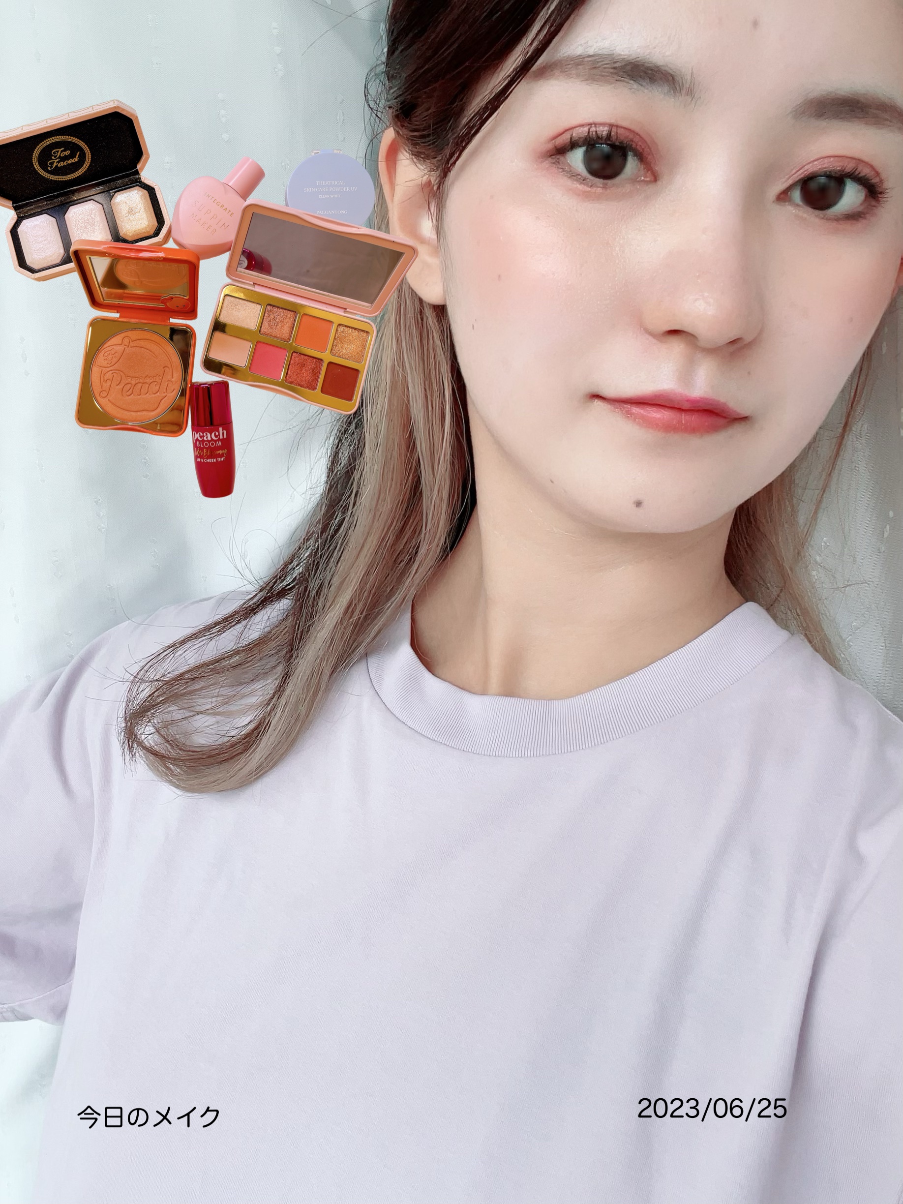 ピーチブルーム リップ & チーク ティント/Too Faced/リキッドチークを使ったクチコミ（1枚目）