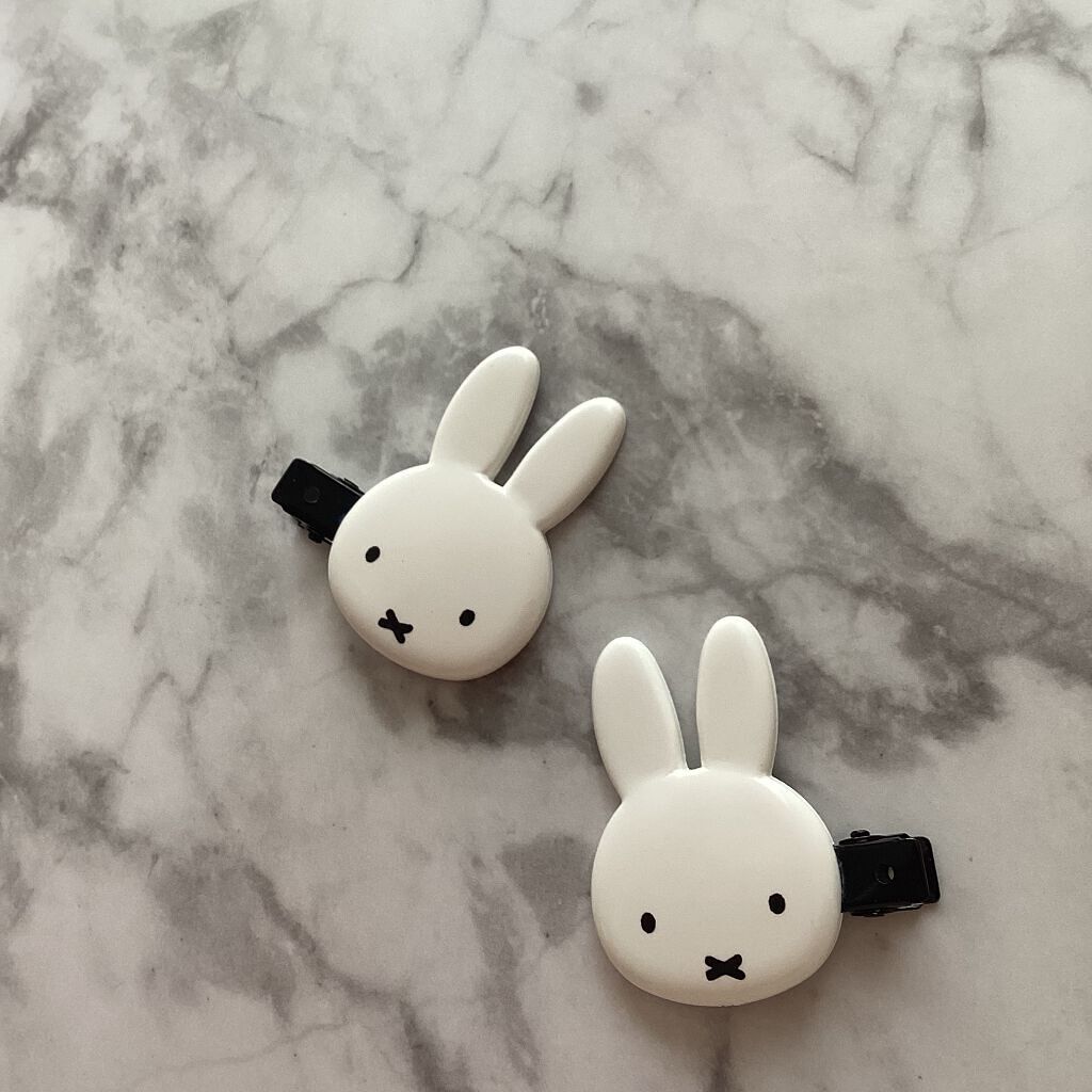 ダイカット前髪クリップ/miffy/ヘアアクセサリーを使ったクチコミ（2枚目）