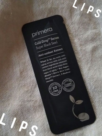 スーパーブラックシードコールドドロップセラム/primera/美容液を使ったクチコミ(1枚目)