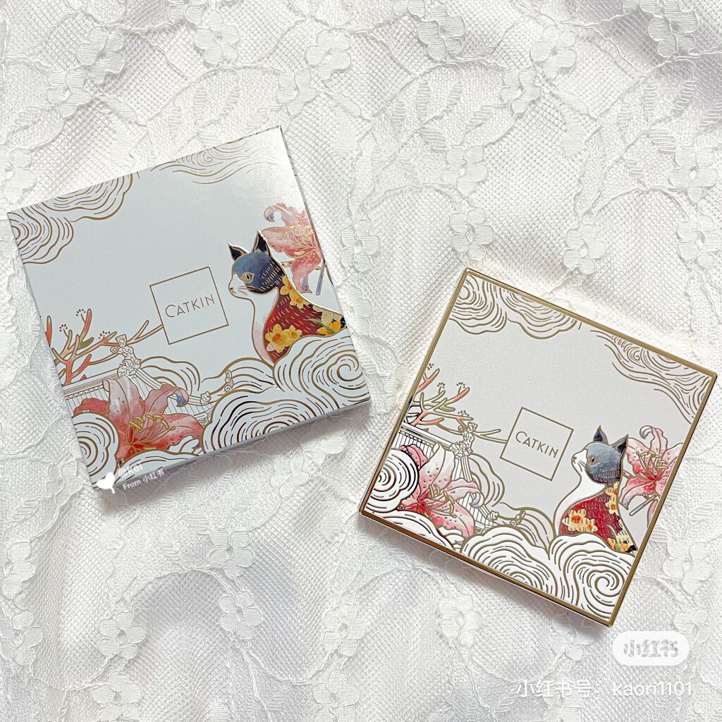 長相思シリーズ 9色アイシャドウパレット/CATKIN/アイシャドウパレットを使ったクチコミ(2枚目)