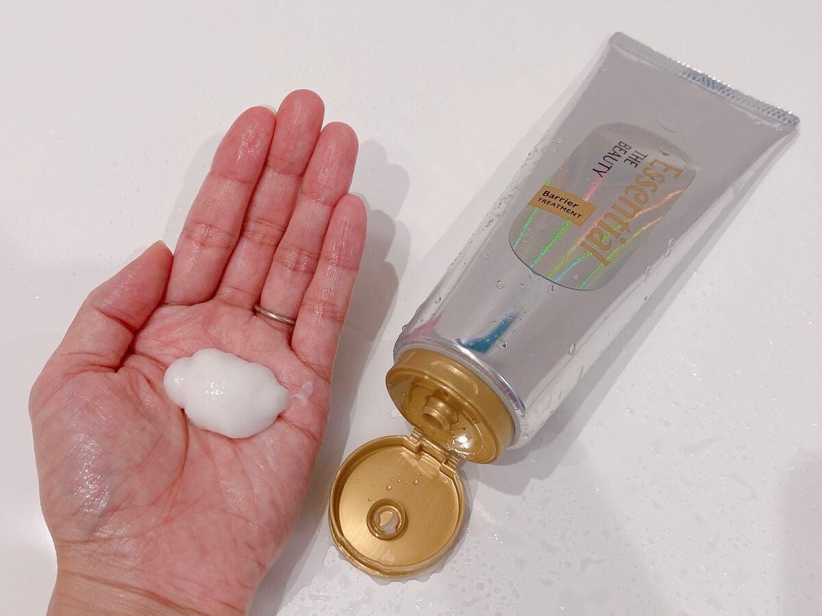 髪のキメ美容バリアトリートメント/エッセンシャル/洗い流すヘアトリートメントを使ったクチコミ(5枚目)