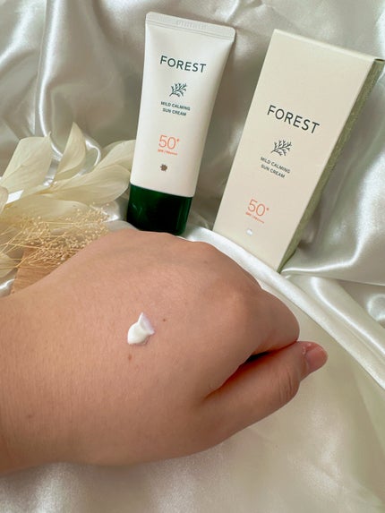 フォレスト マイルドカーミングサンクリーム/FoRest by Greenfinger/日焼け止めクリームを使ったクチコミ(3枚目)