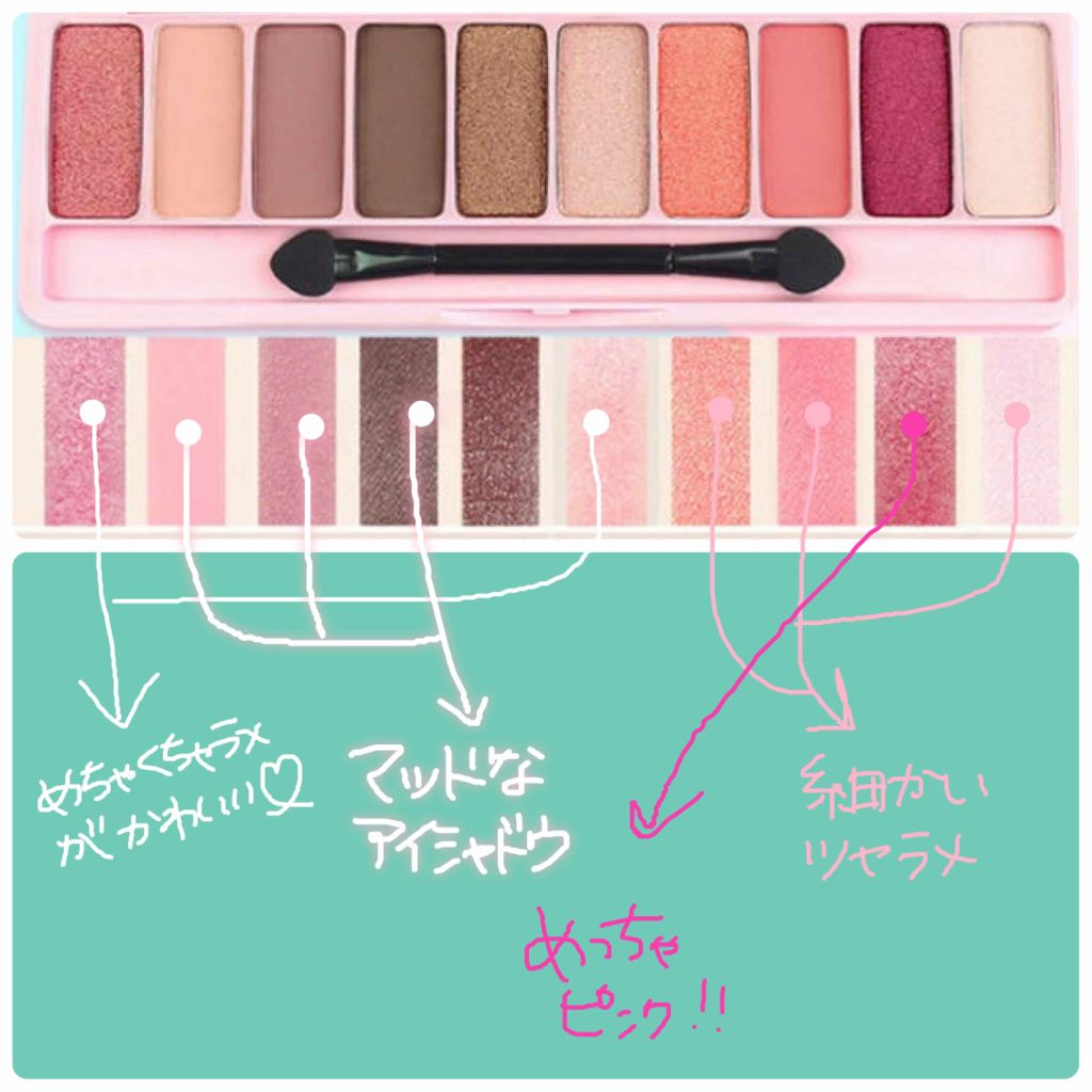 プレイカラー アイシャドウ/ETUDE/アイシャドウパレットを使ったクチコミ（3枚目）
