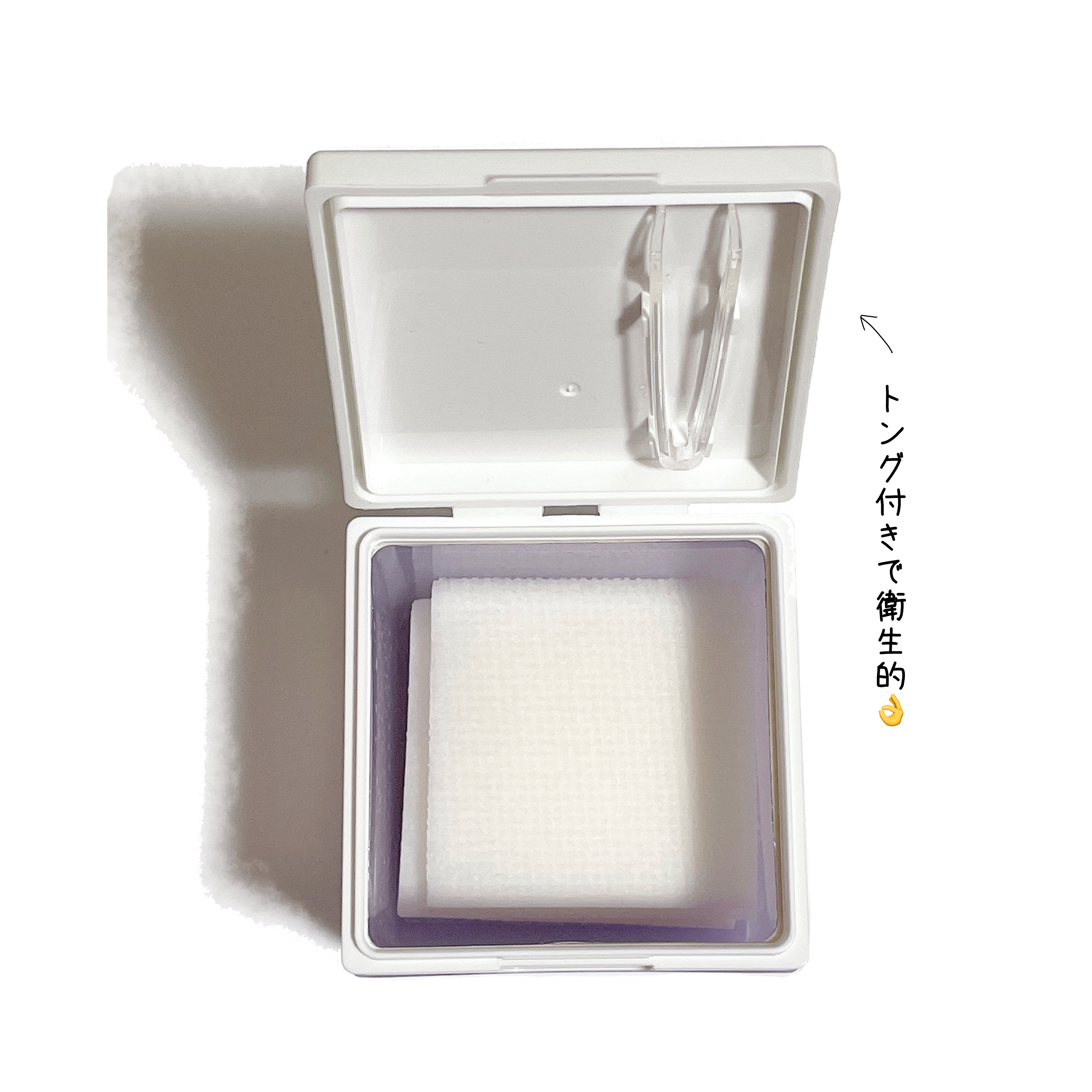 ハイポアラジェニックシカガーゼパッド/Dermatory/トナーパッドを使ったクチコミ（2枚目）