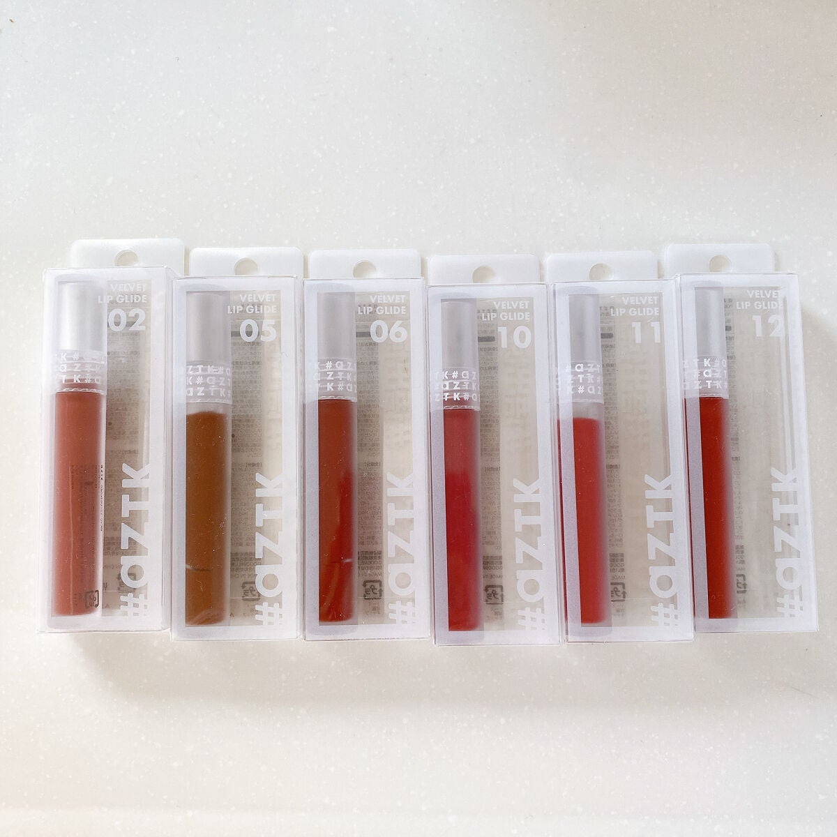 ベルベットクリーミィリップ/aZTK/口紅を使ったクチコミ(2枚目)