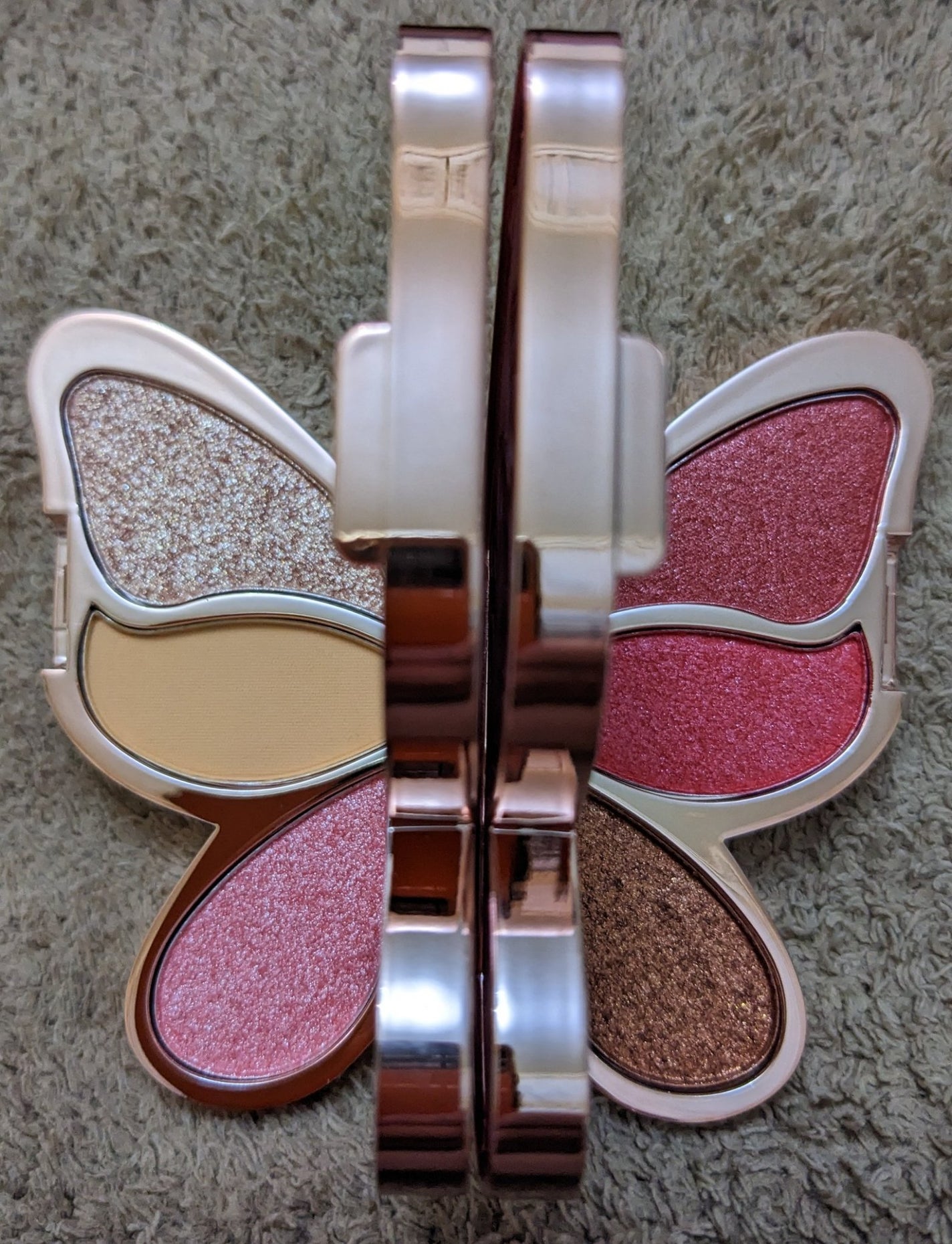 butterfly 6 colors Eye Shadow/gecomo/アイシャドウパレットを使ったクチコミ(4枚目)