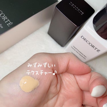 DECORTÉ ザ スキン リキッドファンデーション ロウのクチコミ「───────୨୧
DECORTE
THE SKIN LIQUID
FOUNDATION RA.....」（3枚目）