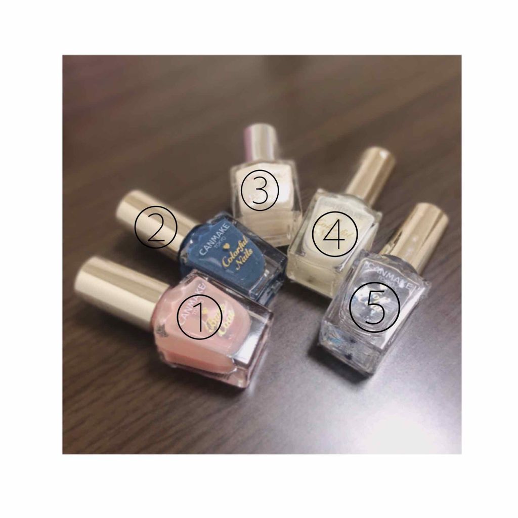 カラフルネイルズ/キャンメイク/マニキュアを使ったクチコミ（2枚目）