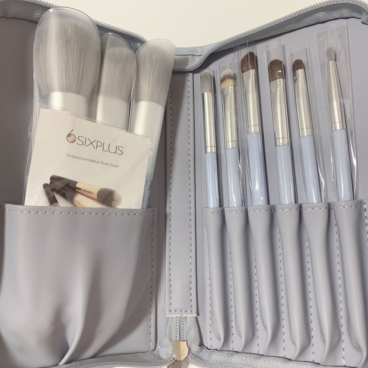 SIXPLUS 八角メイクブラシ9本セット—Inspiration シリーズ ブルー/SIXPLUS/メイクブラシを使ったクチコミ（3枚目）