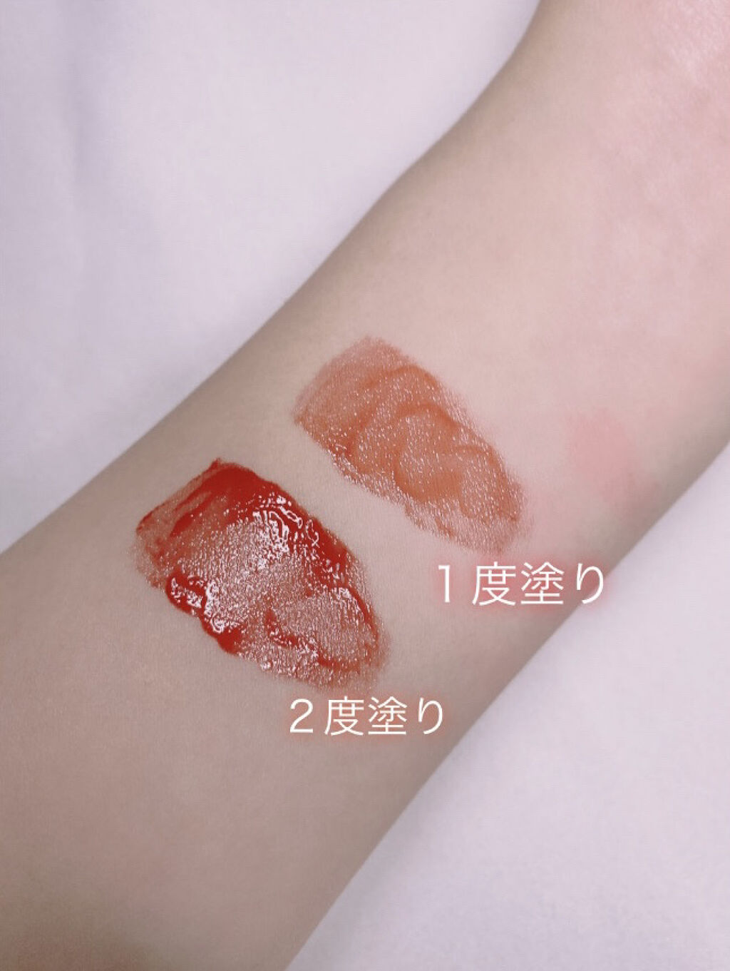 デュイフルウォーターティント/rom&nd/リップティントを使ったクチコミ（3枚目）