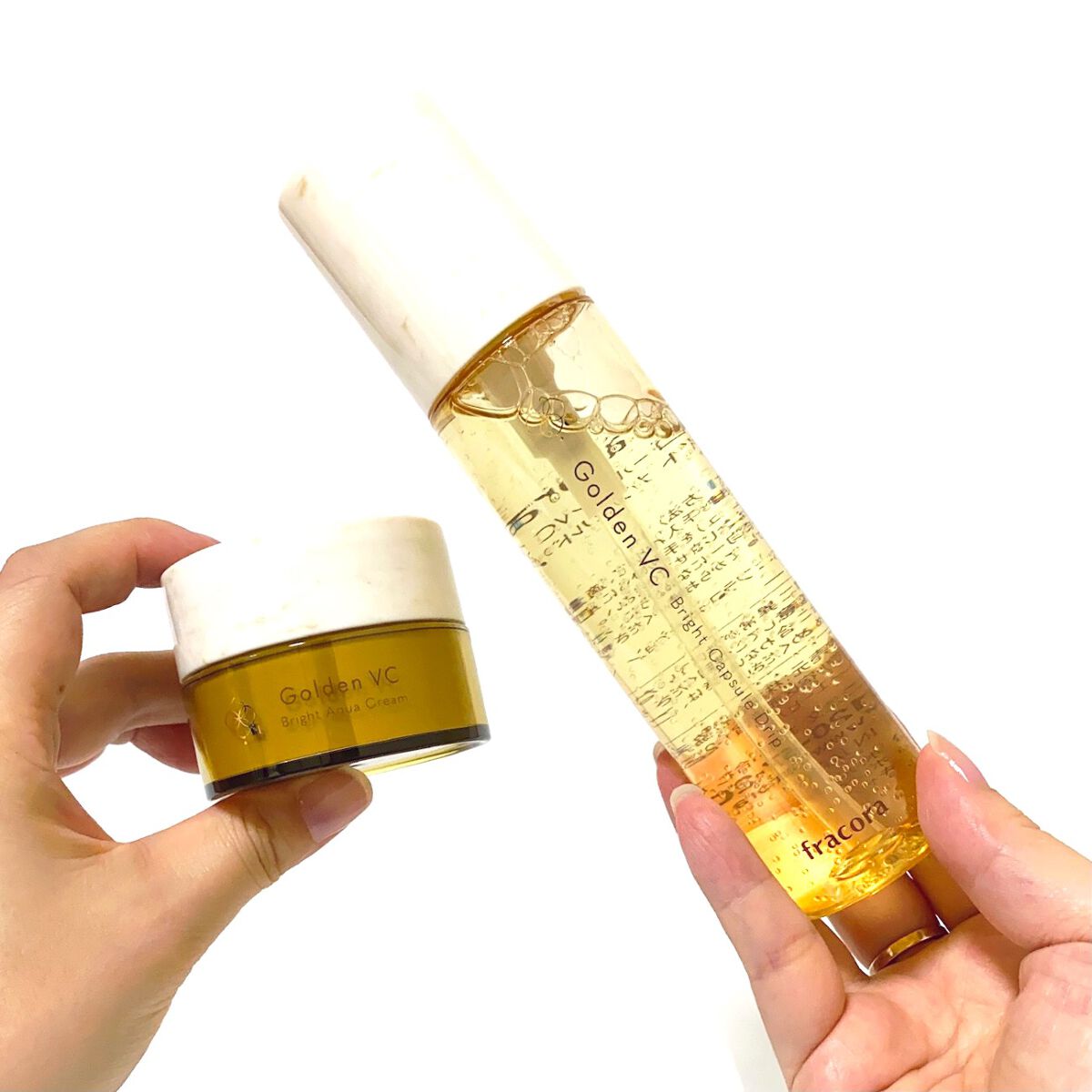 ゴールデンVC ブライト カプセルドリップ/fracora/化粧水を使ったクチコミ(10枚目)