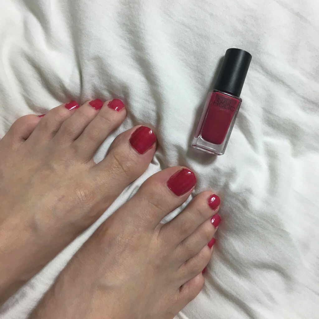 ネイルホリック Vivid color RO600/ネイルホリック/マニキュアを使ったクチコミ（1枚目）