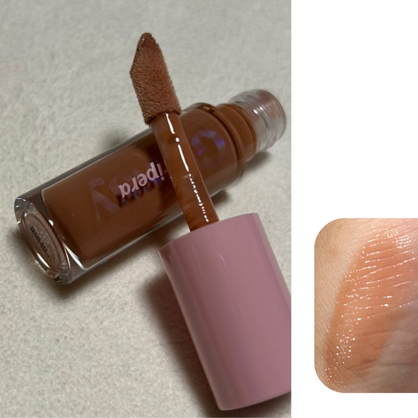 インク グラスティング リップ グロス/PERIPERA/リップグロスを使ったクチコミ(2枚目)