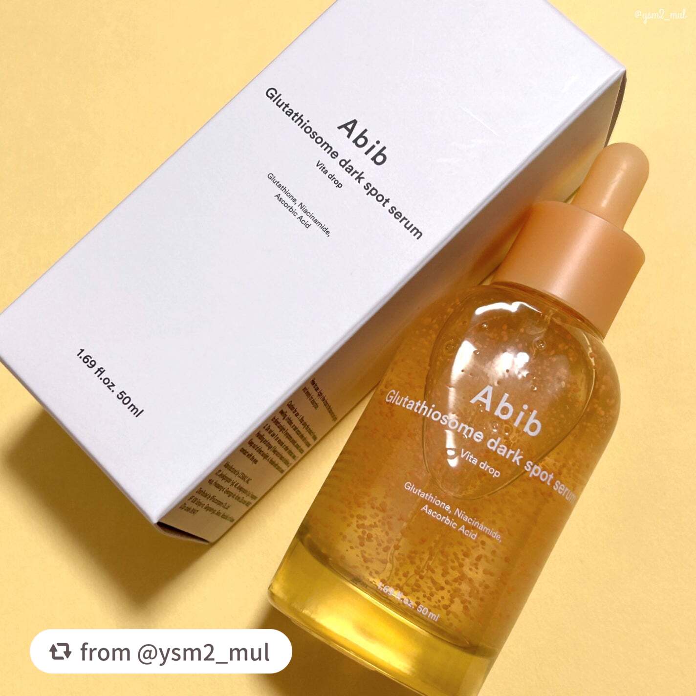 アビブ グルタチオンソームダークスポットセラムビタドロップ/Abib /美容液を使ったクチコミ(7枚目)