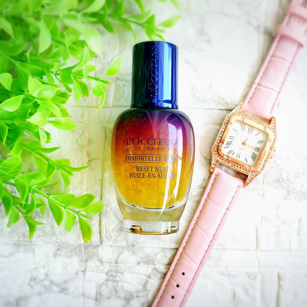 イモーテル オーバーナイトリセットセラム/L'OCCITANE/美容液を使ったクチコミ（1枚目）