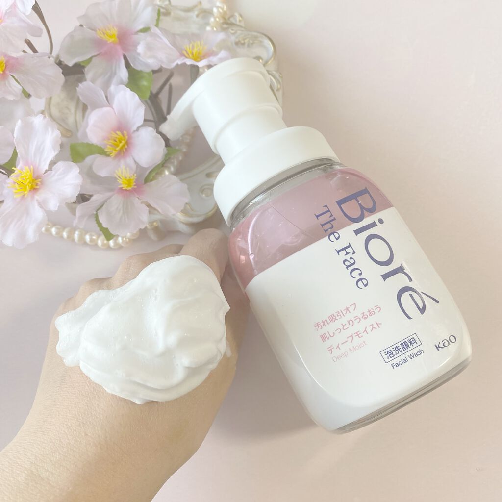 ビオレ ザフェイス 泡洗顔料 ディープモイスト/ビオレ/泡洗顔を使ったクチコミ(3枚目)
