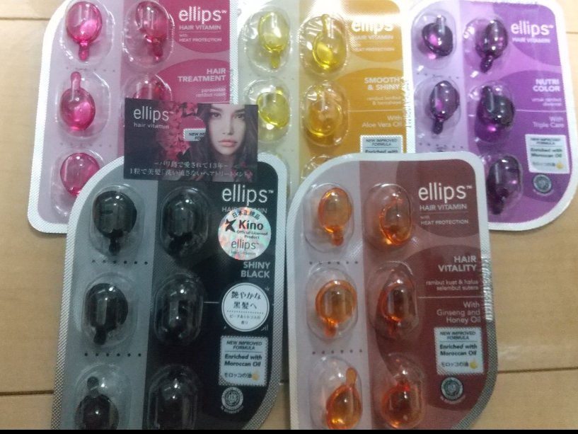 ヘアーオイル【シャイニーブラック】/ellips/ヘアオイルを使ったクチコミ（1枚目）