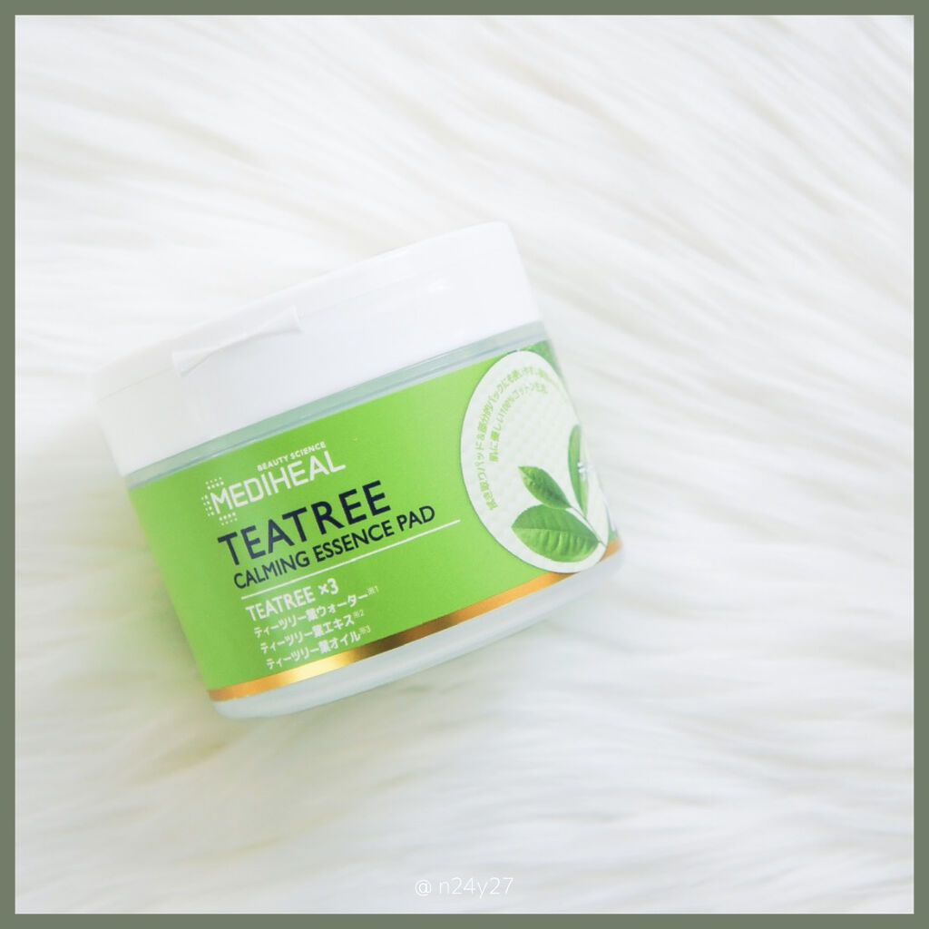 ティーツリーカーミングエッセンスパッド/MEDIHEAL/トナーパッドを使ったクチコミ（1枚目）