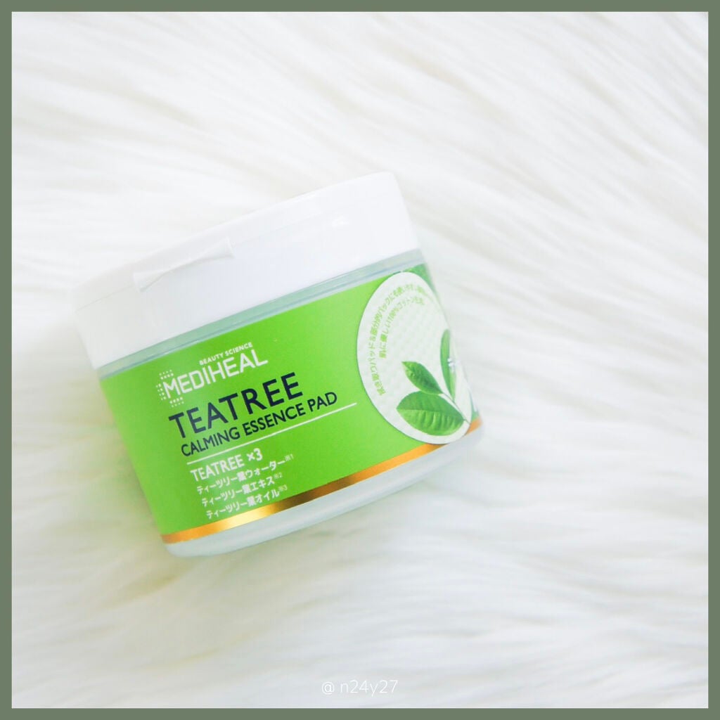 ティーツリーカーミングエッセンスパッド/MEDIHEAL/トナーパッドを使ったクチコミ(1枚目)