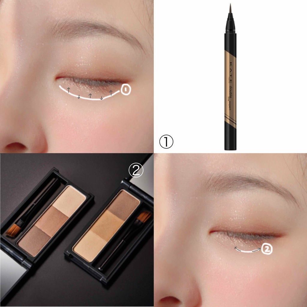 ダブルラインエキスパート/KATE/リキッドアイライナーを使ったクチコミ(4枚目)