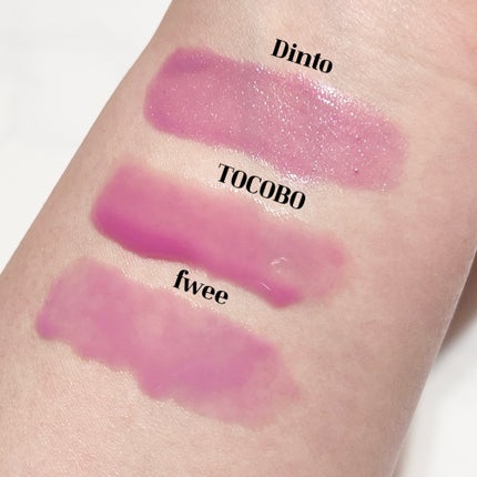 フィー 3Dチェインジンググロス/fwee/リップグロスを使ったクチコミ(5枚目)