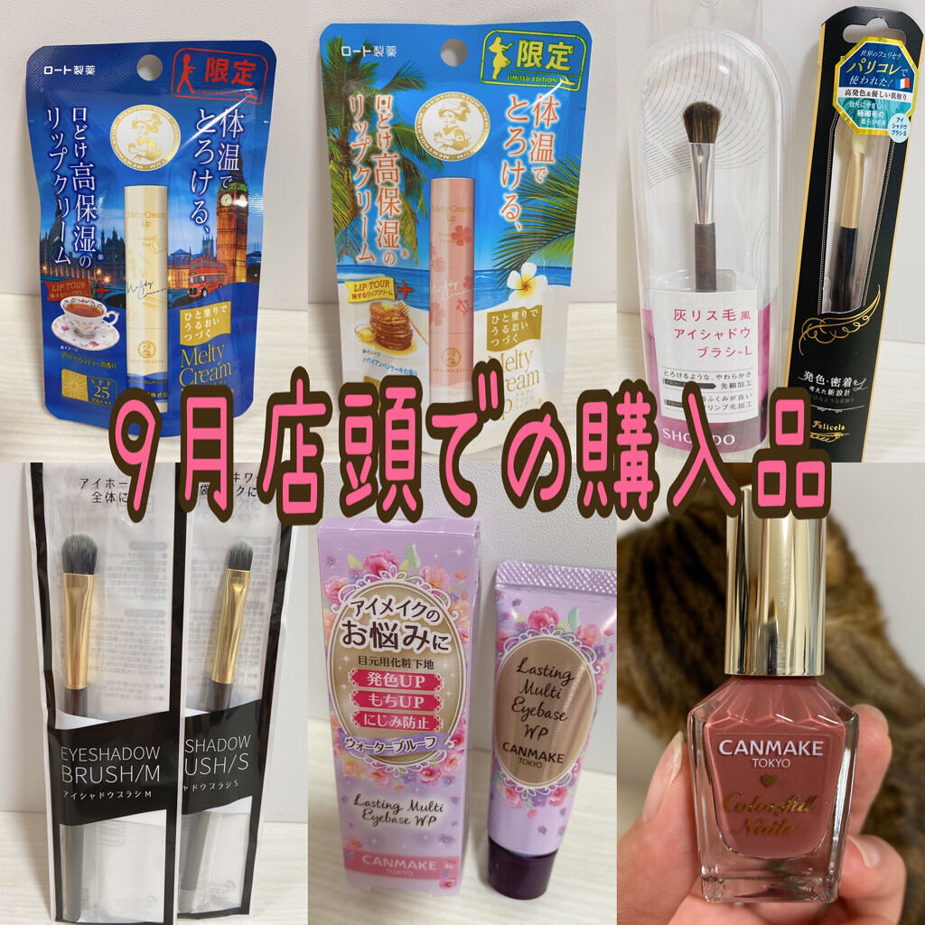 灰リス風アイシャドウブラシL/SHOBIDO/メイクブラシを使ったクチコミ（1枚目）