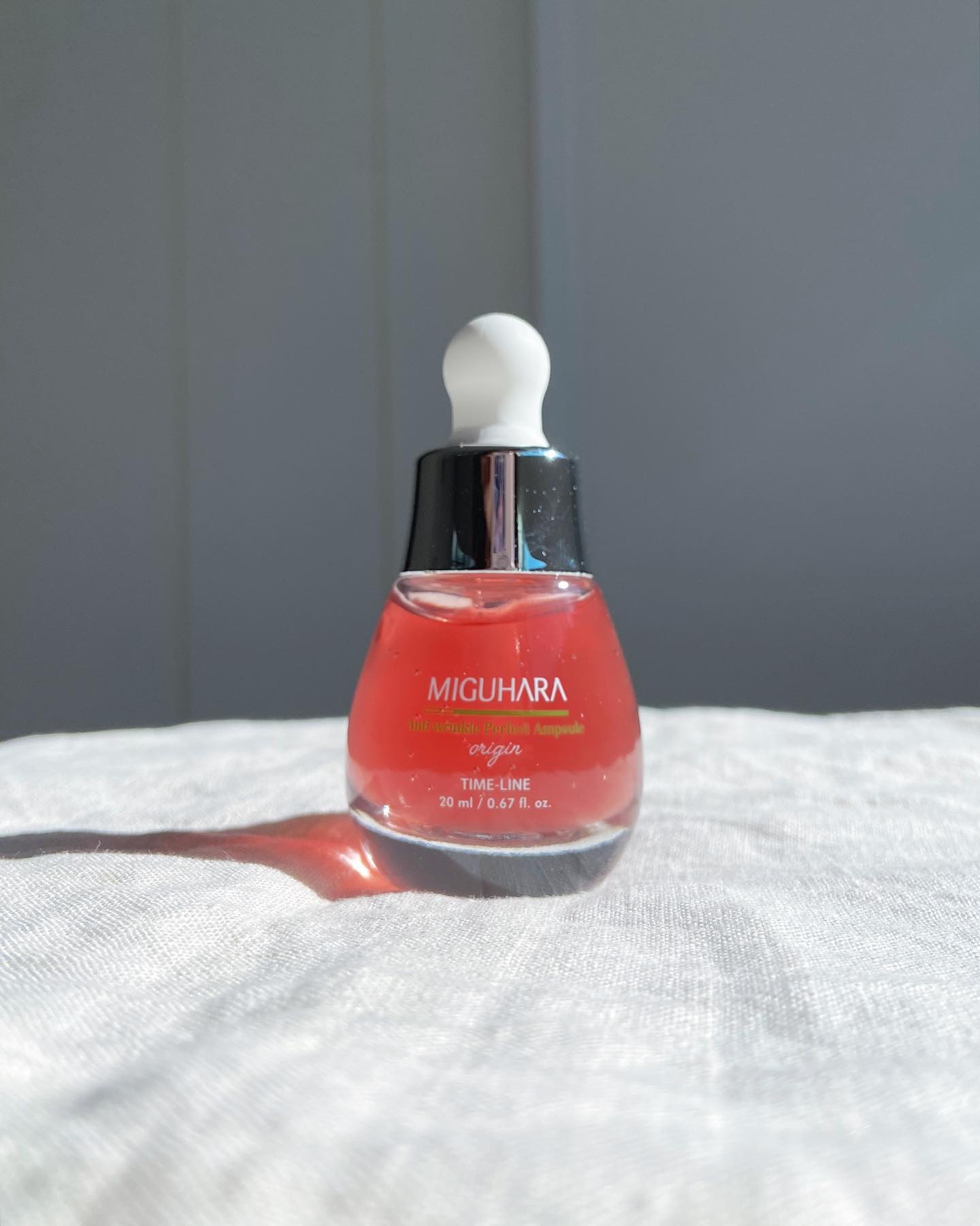 アンチリンクルエフェクトアンプルオリジン/MIGUHARA/美容液を使ったクチコミ（1枚目）