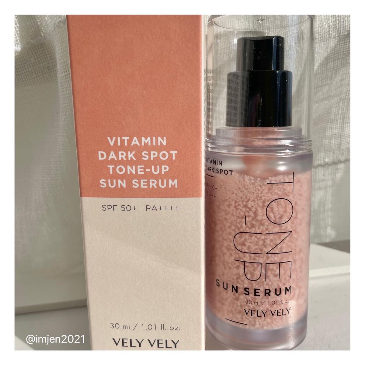 ビタミントーンアップサンセラム/VELY VELY/日焼け止めローションを使ったクチコミ(1枚目)