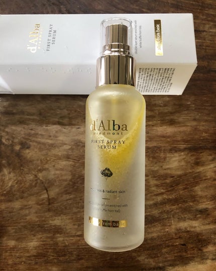 ダルバ ホワイトトリュフファーストスプレーセラム/ダルバ/ミスト状化粧水を使ったクチコミ(4枚目)