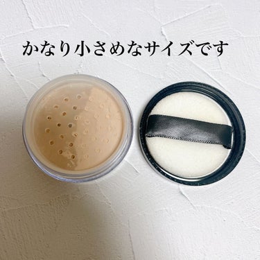 UR GLAM　LOOSE POWDER ライトベージュ<マット>/U R GLAM/ルースパウダーを使ったクチコミ（2枚目）