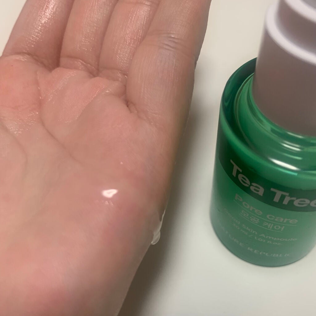 グッドスキンエッセンス(ティーツリー)/ネイチャーリパブリック/美容液を使ったクチコミ(3枚目)