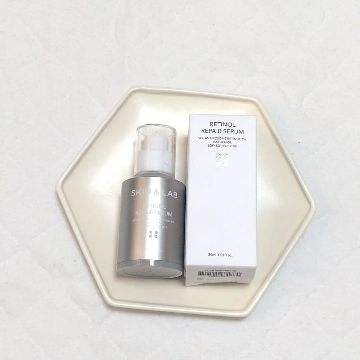 ヴィーガンリポソームレチノールセラム/SKIN&LAB/美容液を使ったクチコミ（2枚目）