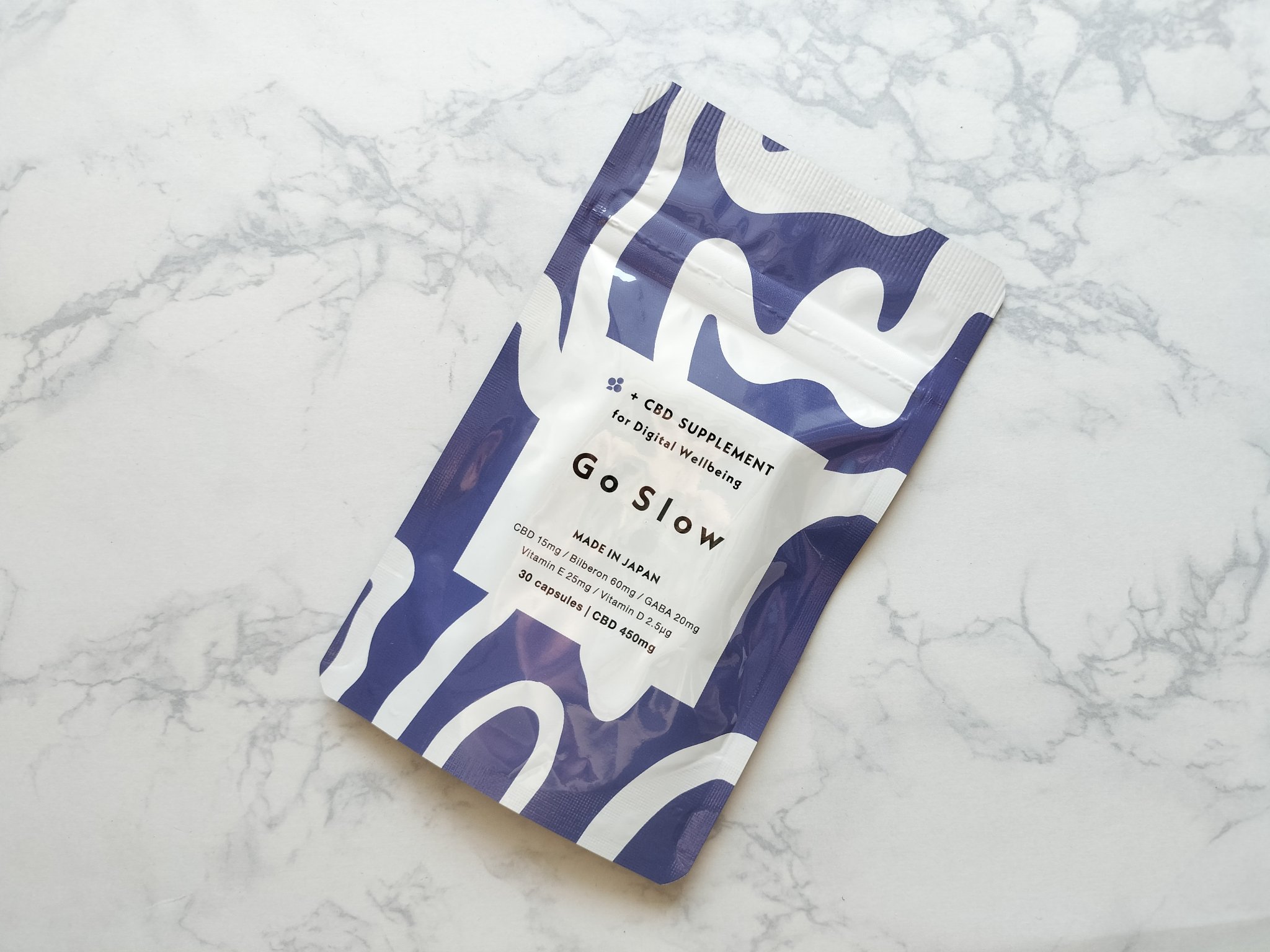 CBDサプリメント for デジタルウェルビーイング/Go Slow/健康サプリメントを使ったクチコミ（1枚目）