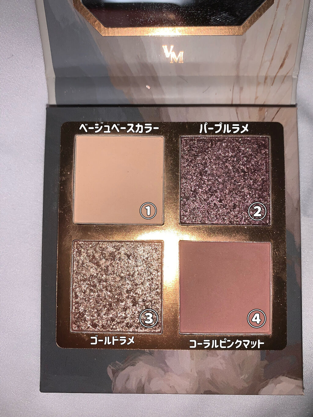 Venus Marble アイシャドウキャットシリーズ/Venus Marble/アイシャドウパレットを使ったクチコミ（2枚目）