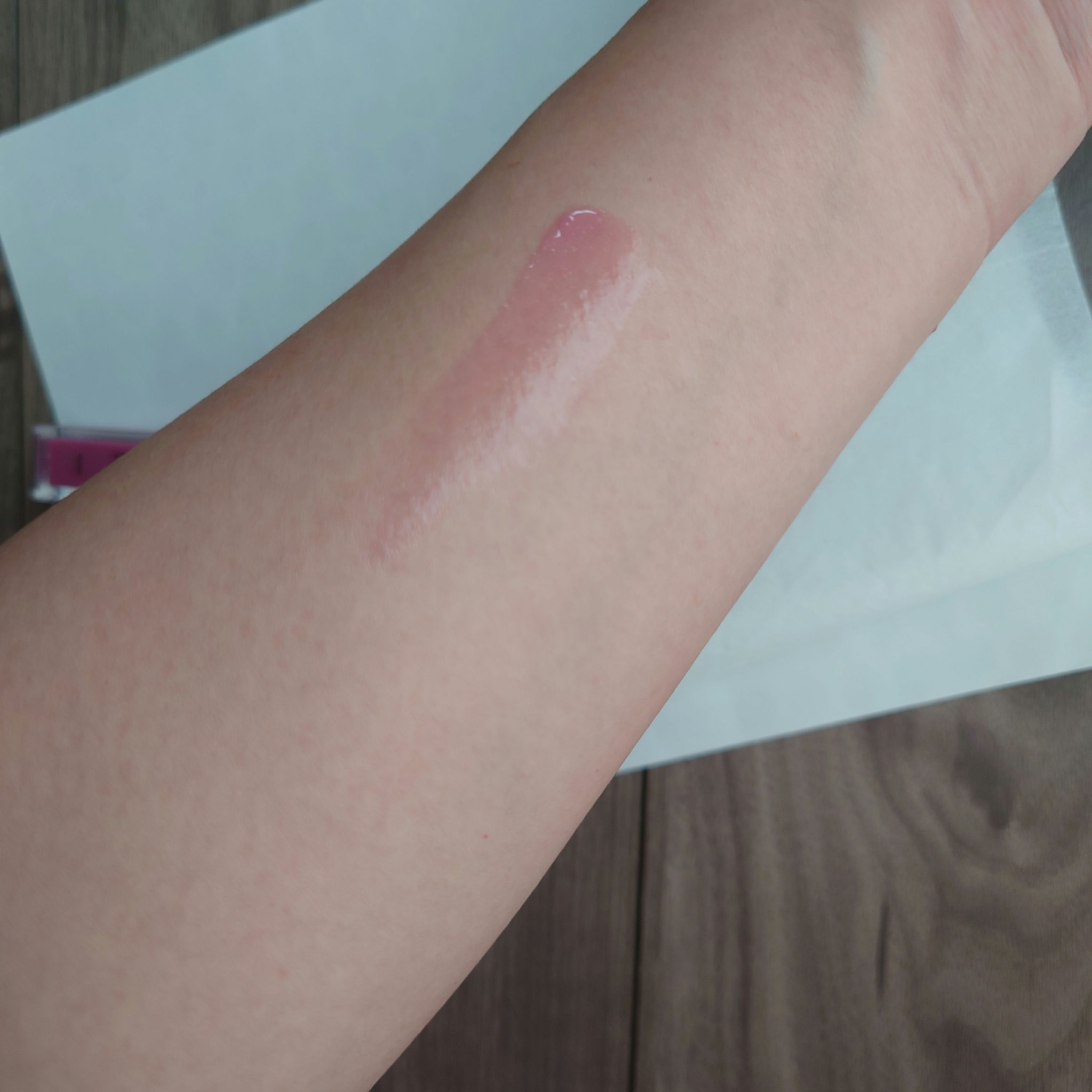 ミネラルリッププランパー シアー オペラモーブ(限定色)/エトヴォス/リッププランパーを使ったクチコミ（3枚目）