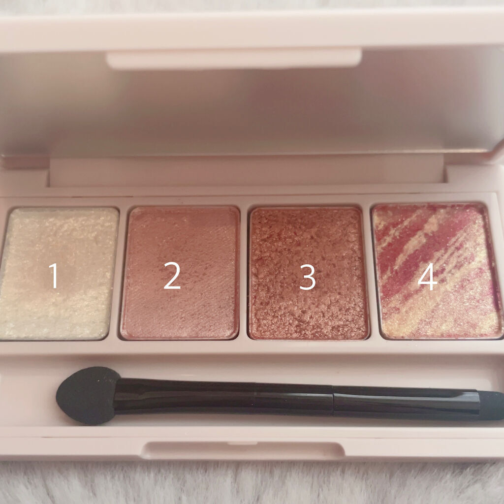 足しパレ 03 うるみラメ/Fujiko/アイシャドウパレットを使ったクチコミ（3枚目）