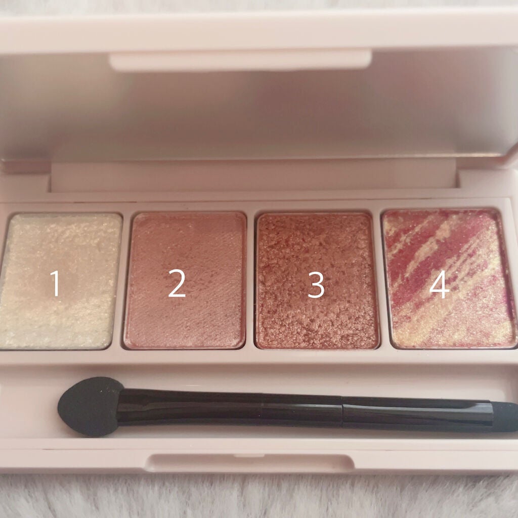 足しパレ/Fujiko/アイシャドウパレットを使ったクチコミ(3枚目)