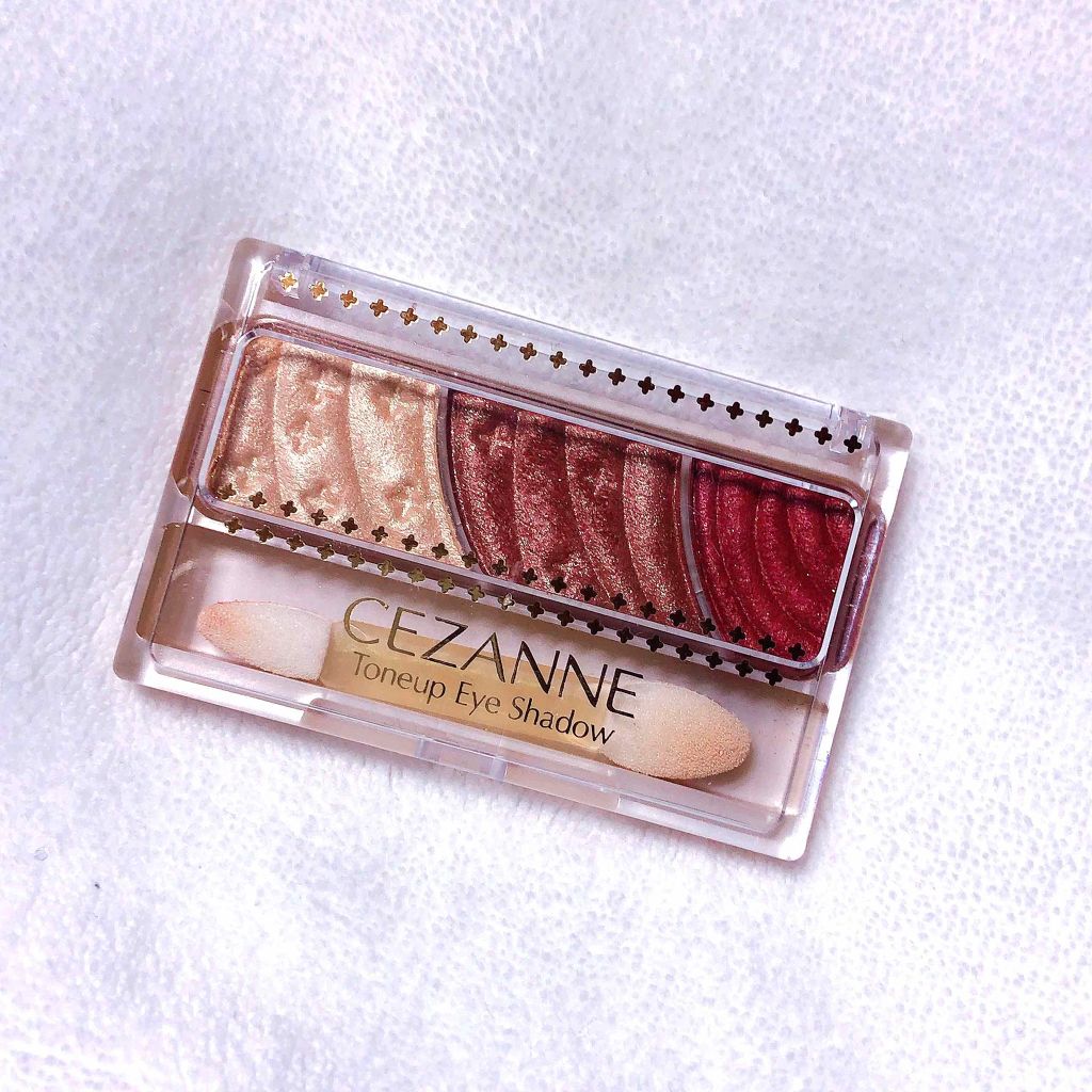 トーンアップアイシャドウ/CEZANNE/アイシャドウパレットを使ったクチコミ（1枚目）