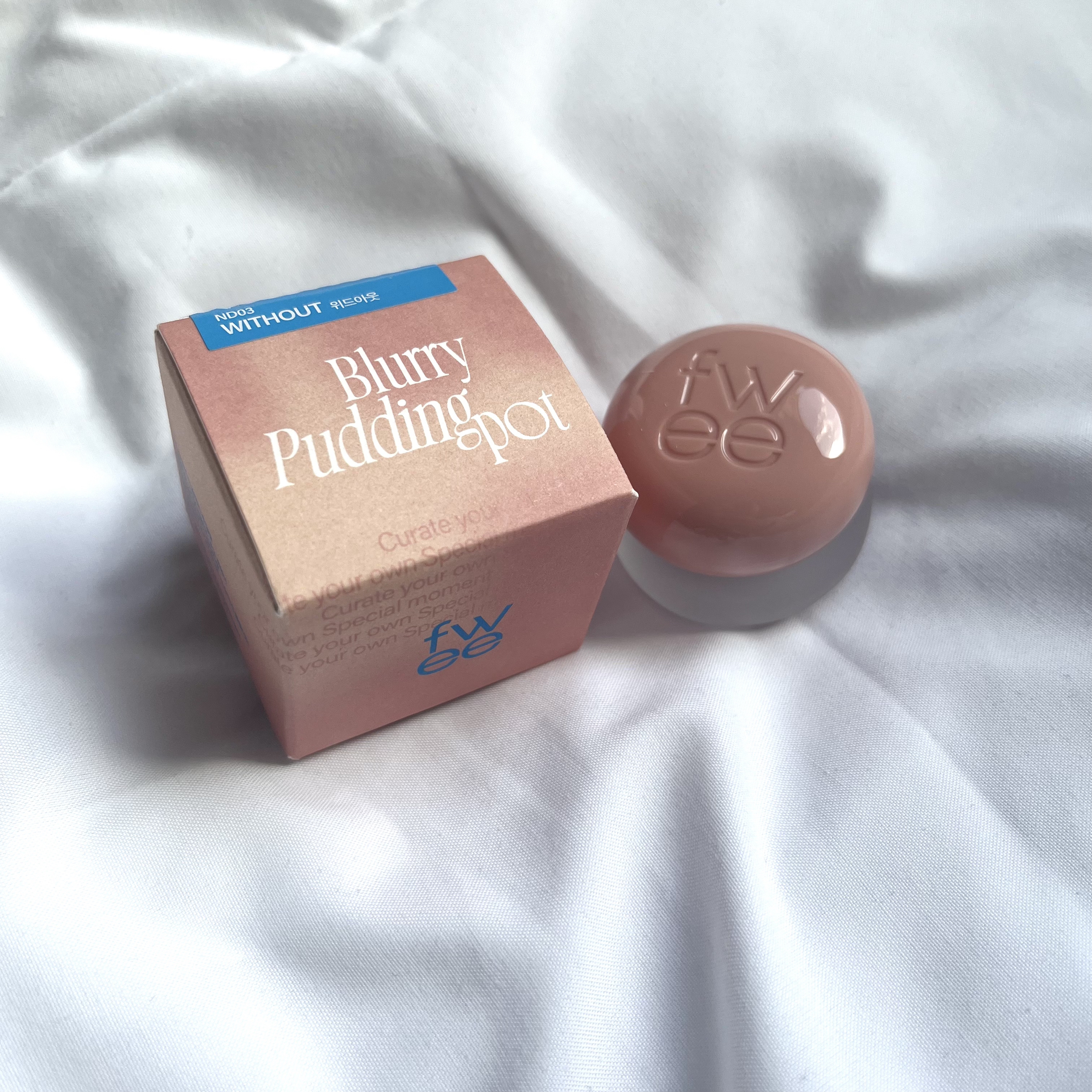 リップアンドチーク ブラーリープリンポット/fwee/口紅を使ったクチコミ（1枚目）