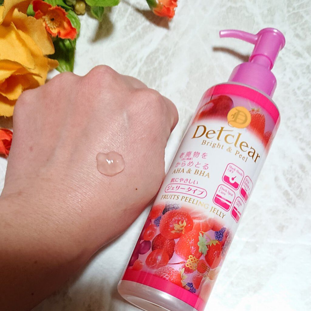DETクリア ブライト＆ピール ピーリングジェリー <ミックスベリーの香り>/Detclear/ピーリングを使ったクチコミ（3枚目）