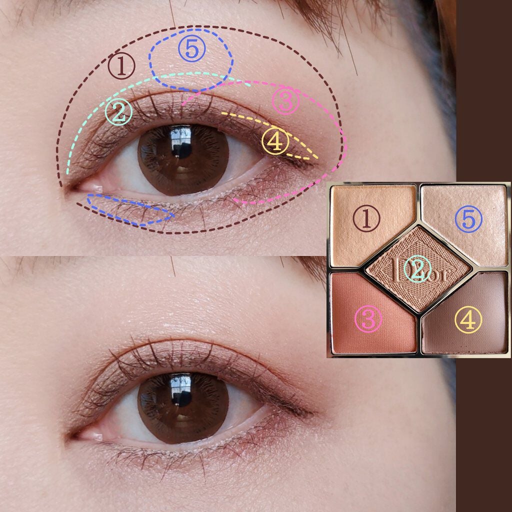 【旧】サンク クルール クチュール/Dior/アイシャドウパレットを使ったクチコミ(4枚目)