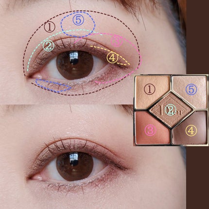 【旧】サンク クルール クチュール/Dior/アイシャドウパレットを使ったクチコミ(4枚目)