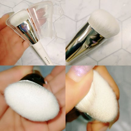 okhee 白玉ファンデーションブラシ/SOOA DOR/メイクブラシを使ったクチコミ(2枚目)