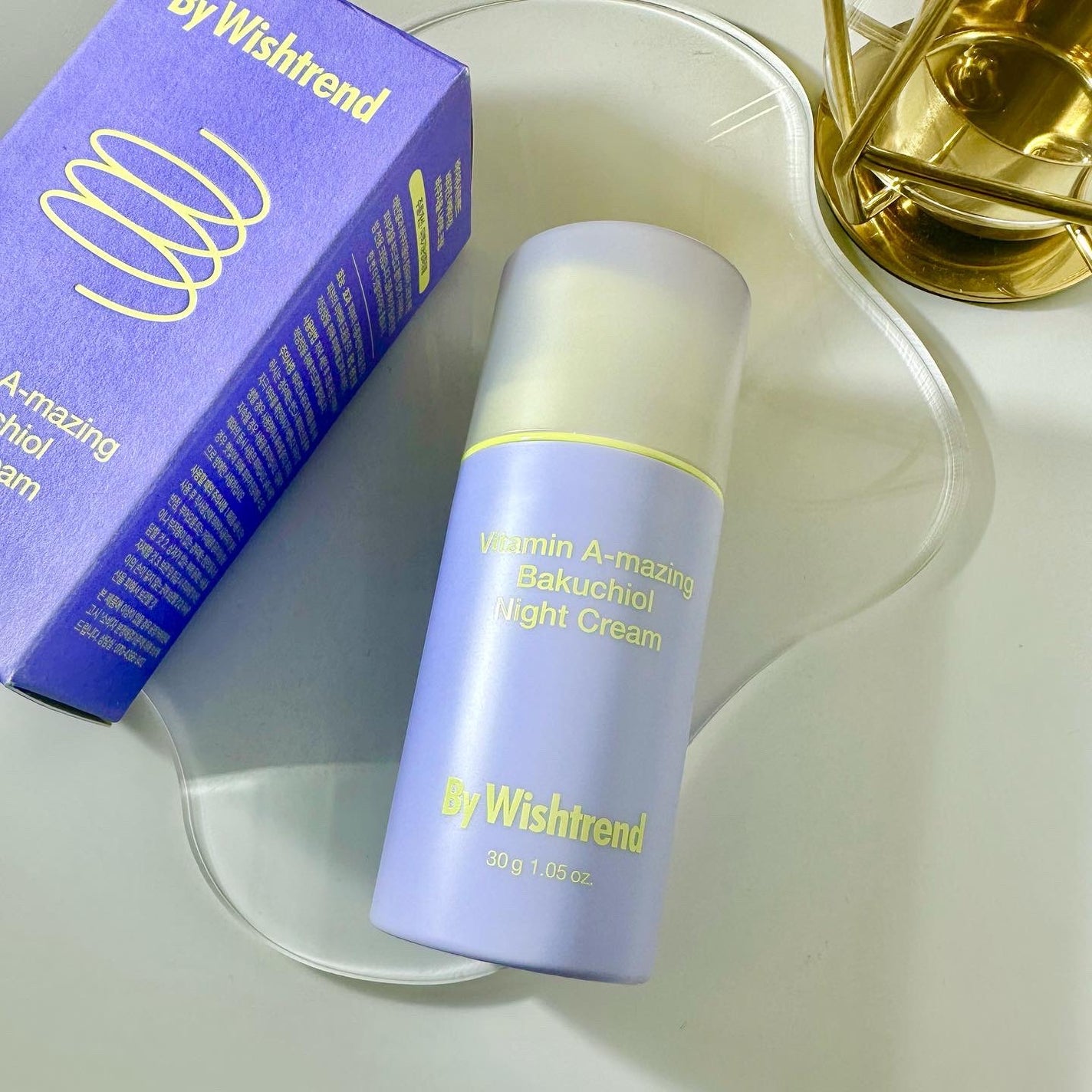ビタミンA-mazingバクチオールナイトクリーム/By Wishtrend/フェイスクリームを使ったクチコミ(4枚目)