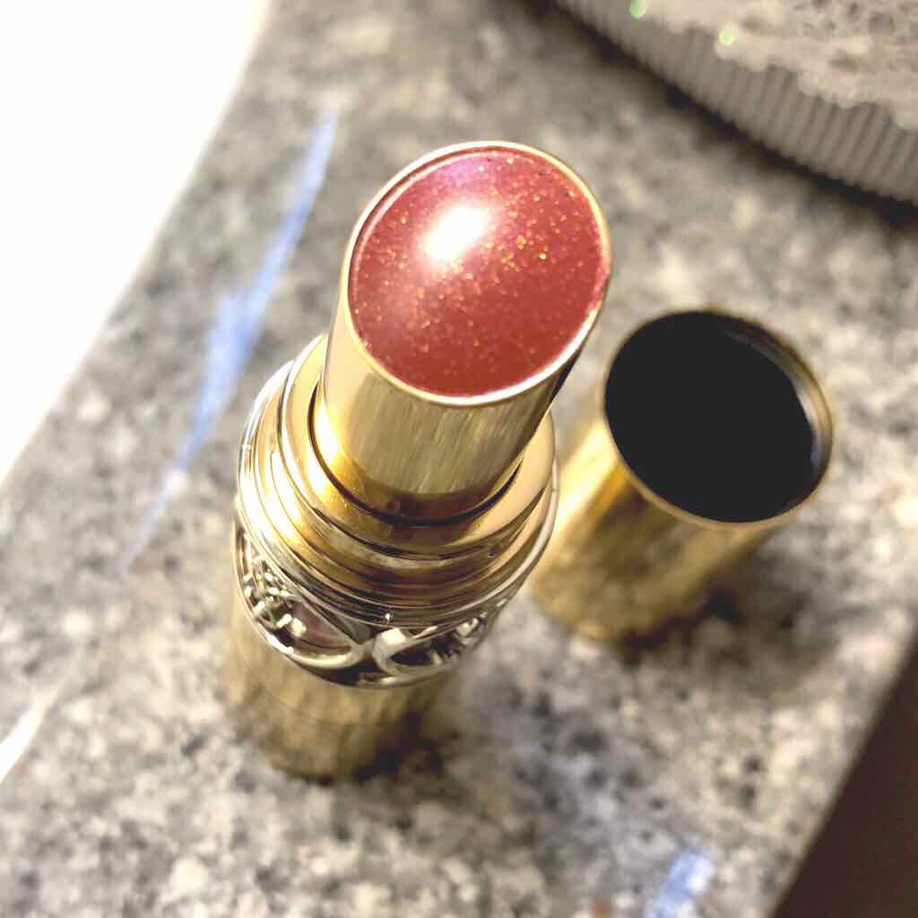 ルージュ ヴォリュプテ シャイン/YVES SAINT LAURENT BEAUTE/口紅を使ったクチコミ(1枚目)